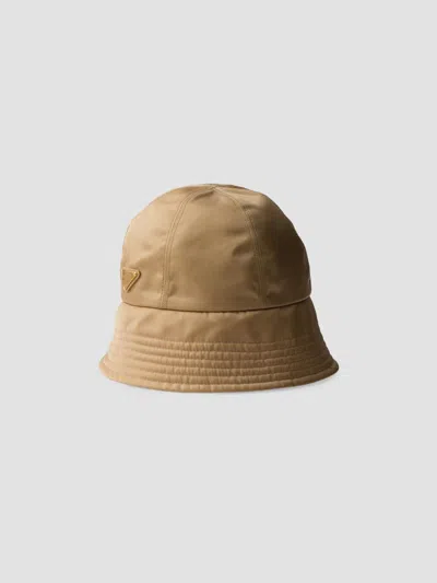 Prada Women's Nylon Hat In Brown