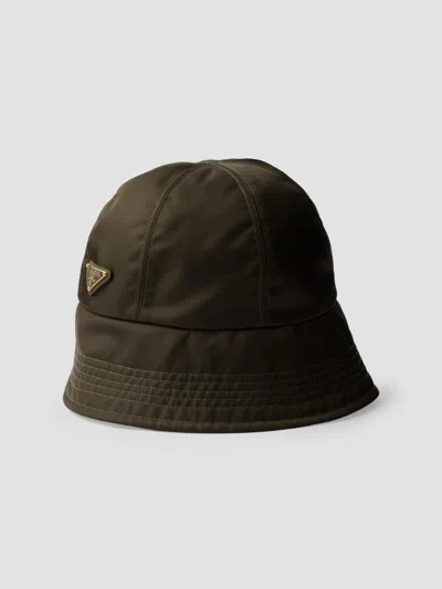 Prada Women's Nylon Hat In Green