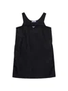 Prada Crepe Mini Dress With Bows In Black