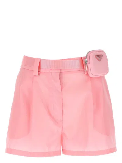 PRADA WOMEN'S NYLON SHORTS