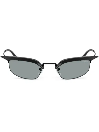 Prada Sonnenbrille Mit Geometrischem Gestell In Schwarz