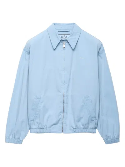 PRADA WOMEN'S OLD GABARDINE BLOUSON JACKET
