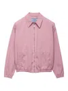 Prada Long-sleeve Casual Jacket In Pattern