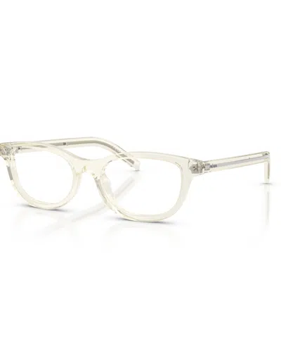 Prada Women's Oval Eyeglasses, Pr D01vu