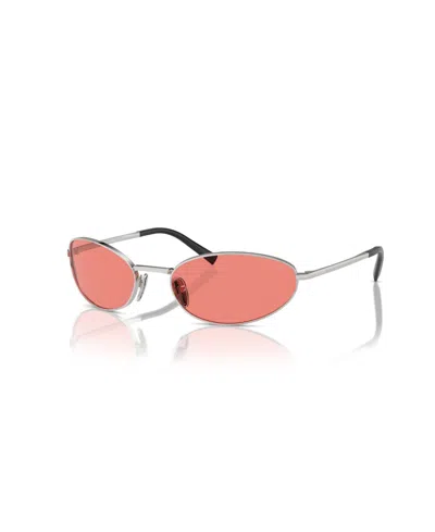 PRADA WOMEN'S OVAL SUNGLASSES, PR A59S