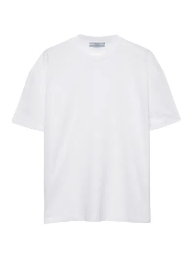PRADA WOMEN'S OVERSIZED JERSEY T-SHIRT