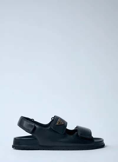 Prada Women Padded Leather Sandals