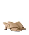 Prada Padded Nappa Leather Sandals