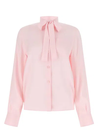 PRADA WOMEN'S PASTEL CREPE SHIRT