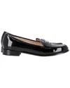 Prada Women's Patent Leather Logo Plaque Loafer, Size 38.5 (authentic Pre-  Loved) In Black