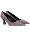 Prada Women's Patent Leather Pointed Toe Pump (authentic Pre-loved) In Purple