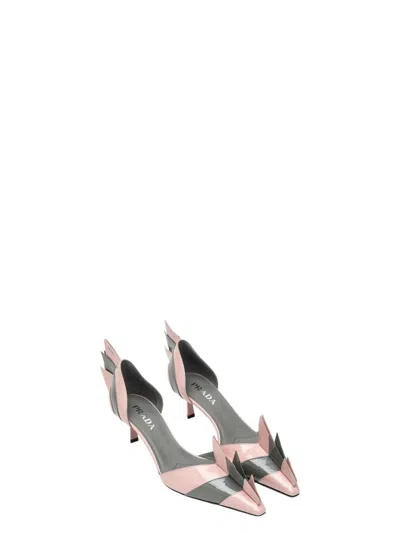 PRADA WOMEN'S PATENT LEATHER PUMPS