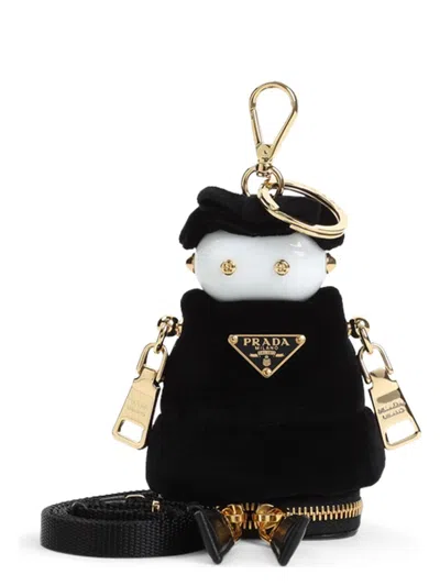 Prada Women's Patty Trick Airpods Case In Black