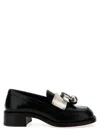 Prada Women Piercing Loafers In Black