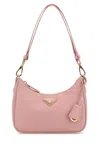 Prada Re-edition 2005 Mini Bag In Re-nylon And Saffiano In Pink