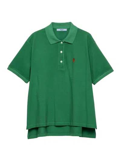 PRADA WOMEN'S PIQUÉ POLO SHIRT