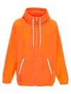 Prada Women 'piuma' Re-nylon Waterproof In Orange