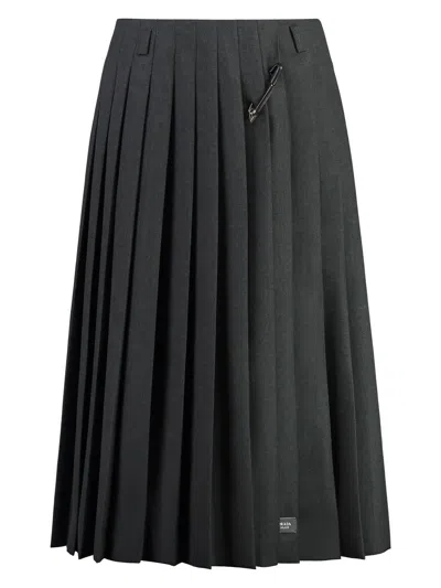 PRADA WOMEN'S PLEATED SKIRT