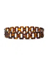 Prada Plexiglas Belt In Brown