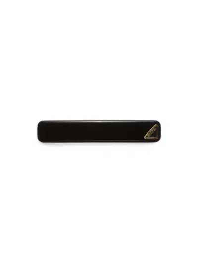 Prada Women's Plexiglas Hair Clip In Black