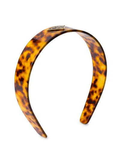 Prada Women's Plexiglas Headband In Sand