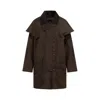 Prada Brown Polyamide Jacket In Brown