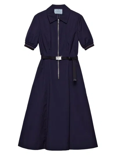 PRADA WOMEN'S POPLIN DRESS