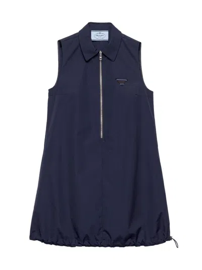 PRADA WOMEN'S POPLIN MINI-DRESS