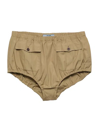 Prada Women's Poplin Shorts