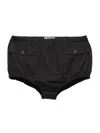 Prada Women's Poplin Shorts In Black
