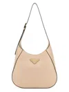 Prada Travertine-coloured Leather Shoulder Bag