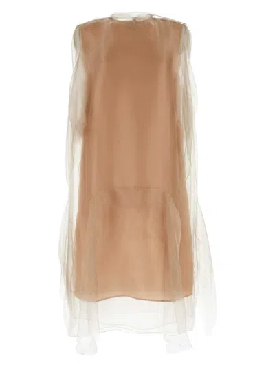PRADA WOMEN'S POWDER VOILE DRESS