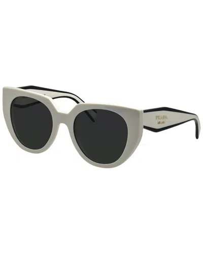 Prada Women's Pr14ws 52mm Sunglasses In White