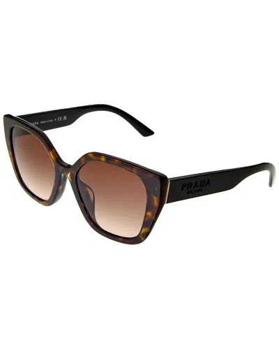 Prada Women's Pr24xsf 54mm Sunglasses In Brown