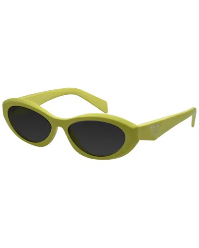 Prada Women's Pr26zs 55mm Sunglasses In Green