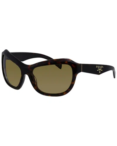 Prada Women's Pr27s 62mm Sunglasses In Green