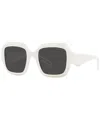 Prada Oversize-frame Sunglasses In White