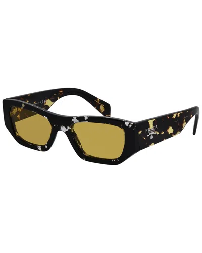 Prada Women's Pra01s 53mm Sunglasses In Black