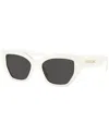 Prada Darl Grey Cat Eye Ladies Sunglasses Pr A09s 1425s0 53