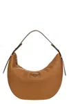 Prada Arque Caramel Large Leather Shoulder Bag Women In Brown