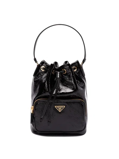 Prada Bucket Bags In Black