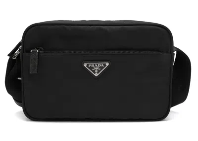 Pre-owned Prada Women's  Logo Shoulder Bag In Black