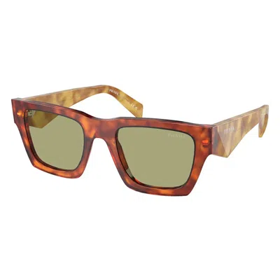 Pre-owned Prada Women's  Pillow Sunglasses In Brown (pr_a06s_11p60c)