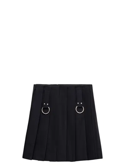 PRADA WOMEN'S PRADA PLEATED MINISKIRT
