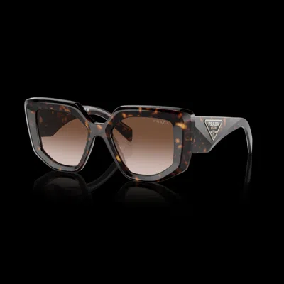 Prada Pr 14zs 2au6s1 50mm Womens Fashion Sunglasses In Havana