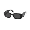 Prada Pr 17wsf 1ab5s0 51mm Womens Rectangle Sunglasses In Black