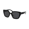 Prada Pr 15ws 1ab5z1 Geometric Polarized Sunglasses In Black
