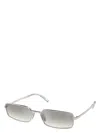 Prada Logo Sunglasses In Silver
