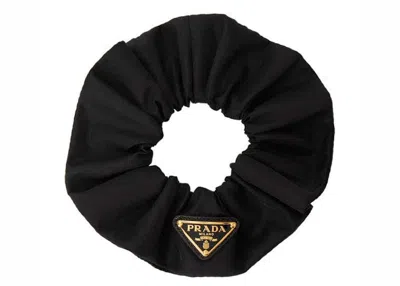 Pre-owned Prada Women's   Renylon Scrunchie In Black