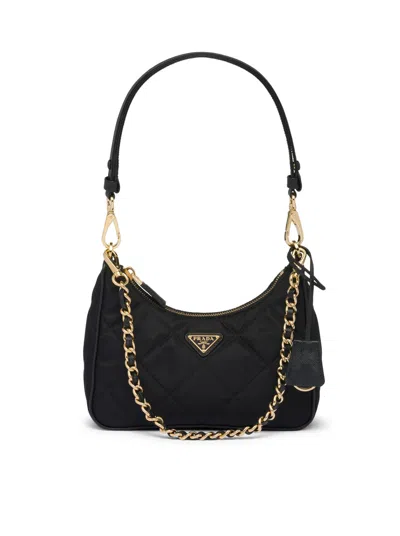 PRADA PRADA WOMEN PRADA RE-EDITION 1995 CHAIN MINI BAG IN RE-NYLON
